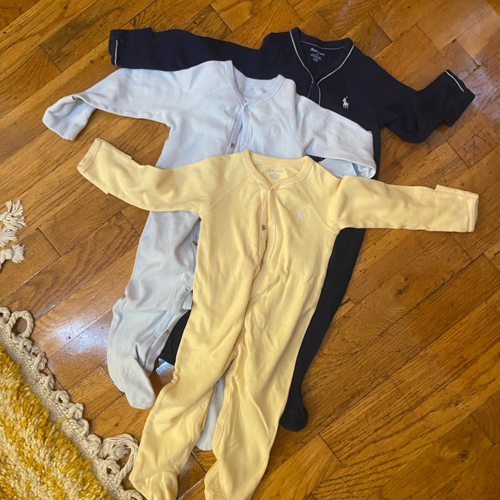 3 Polo Ralph Lauren sleepers